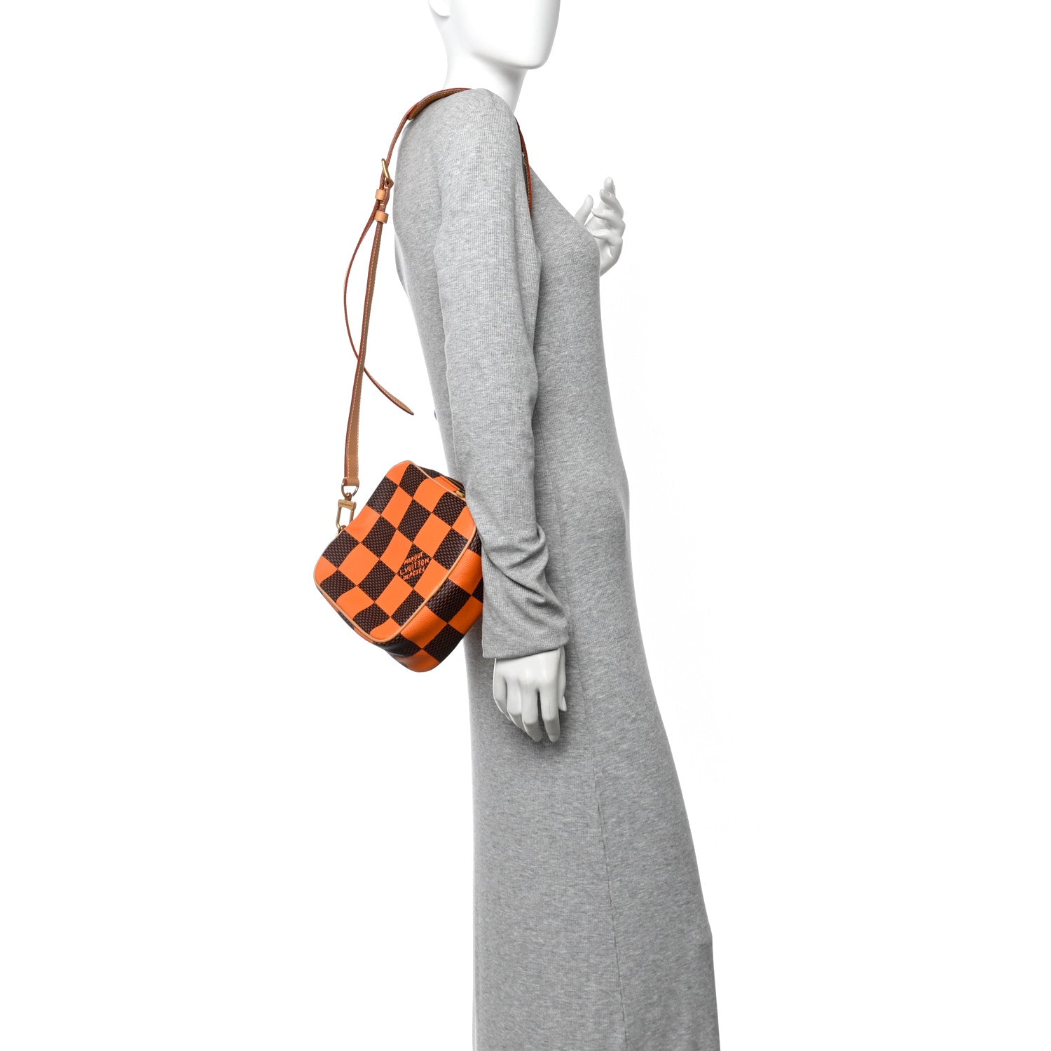 Louis Vuitton Damier Pop Chess Messenger Orange