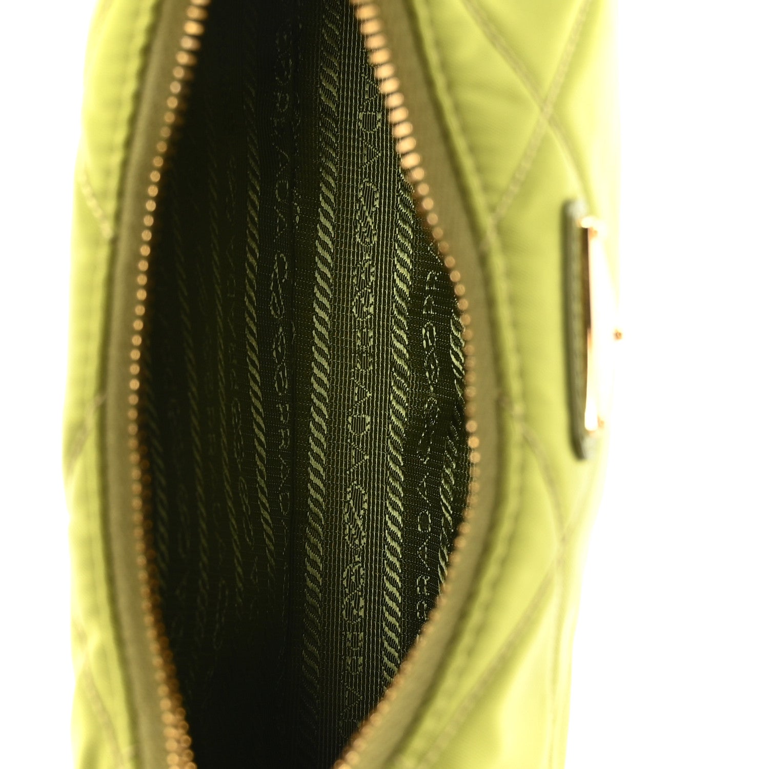 Prada Re-Nylon Saffiano Stitched Mini Re-Edition 1995 Chaine Shoulder Bag Edera