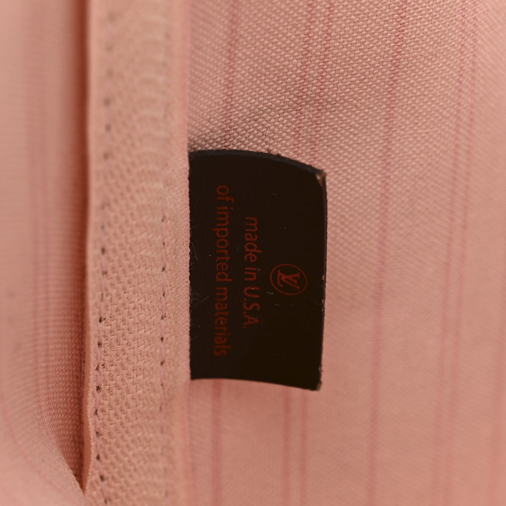 Louis Vuitton Damier Ebene Neo Neverfull MM Rose Ballerine