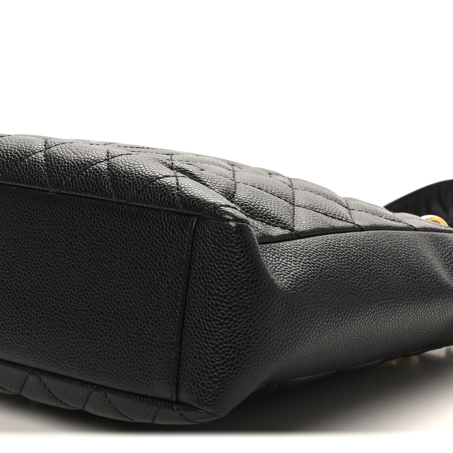 Chanel Caviar Quilted Petit Shopping Tote PST Black
