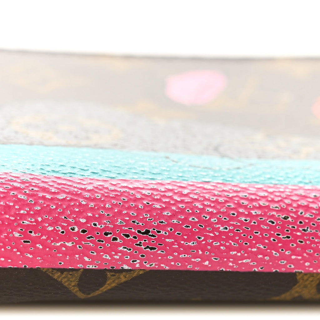 Louis Vuitton Monogram 2015 Christmas Animation Zippy Wallet Hibiscus