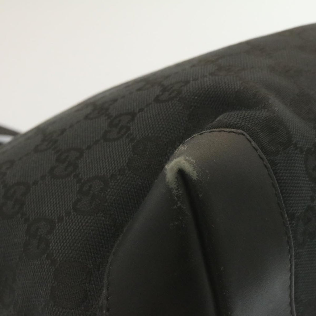 GUCCI GG Canvas Tote Bag Black  ac596