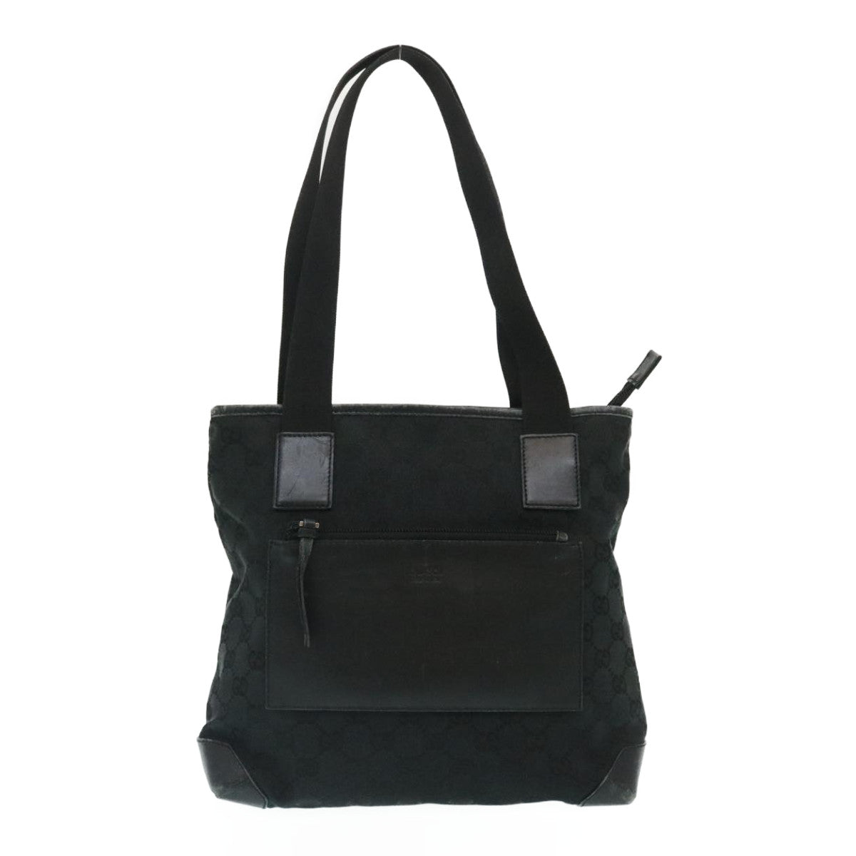 GUCCI GG Canvas Tote Bag Black  ac596