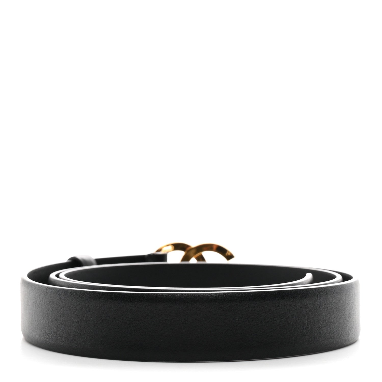 Calfskin Paris Button CC Belt 100 40 Black