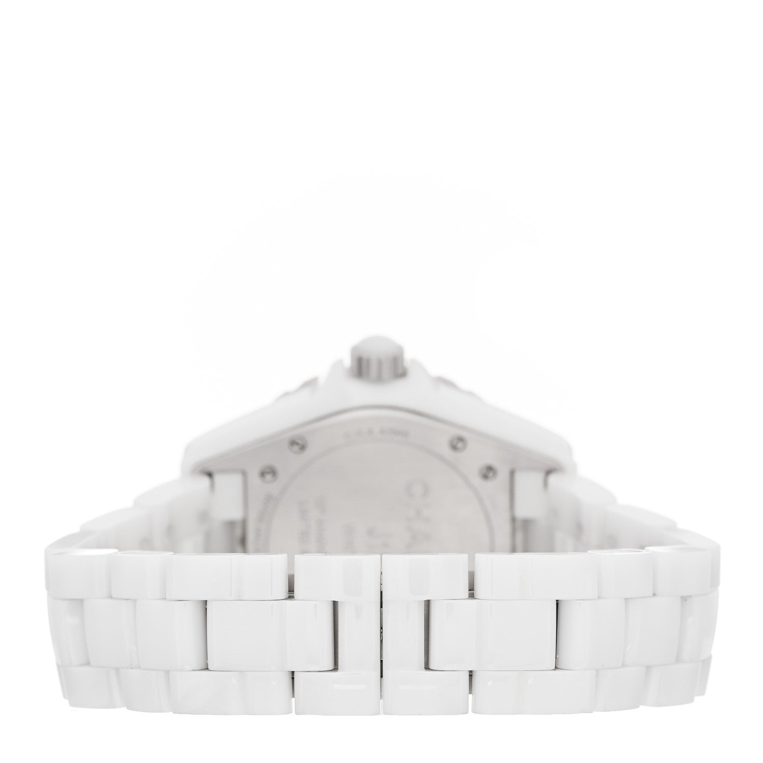 Chanel Stainless Steel Ceramic 38mm J12 Phantom Automatic Watch White