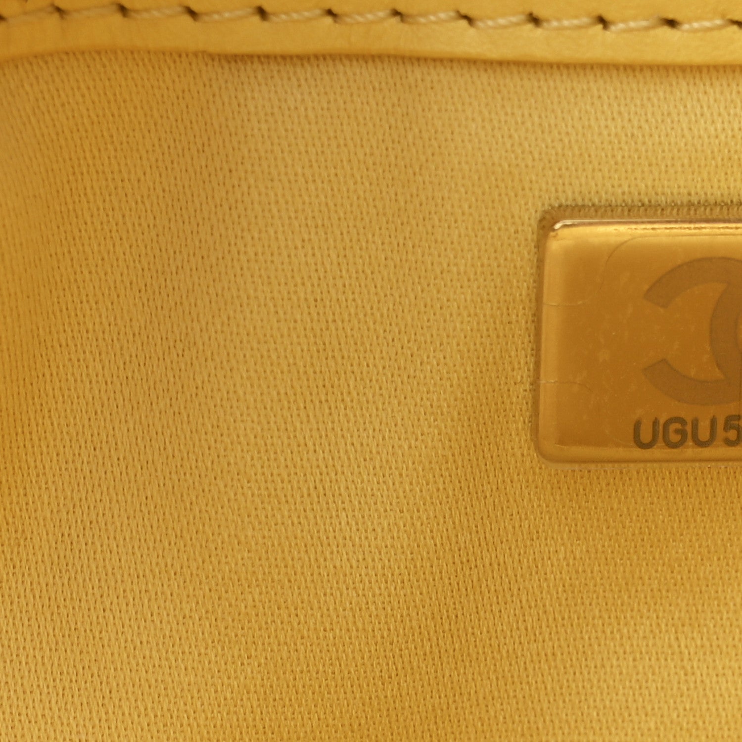 Chanel Suede Quilted Mini Chanel 25 Handbag Yellow