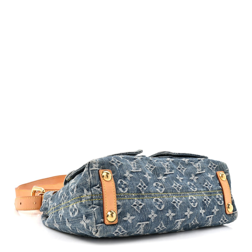 Louis Vuitton Monogram Denim Baggy PM Blue