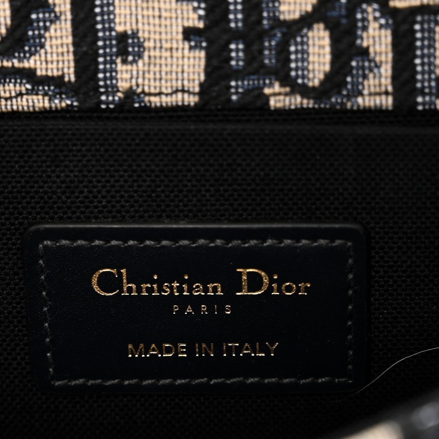 Christian Dior Oblique 30 Montaigne East West Chain Flap Bag Blue