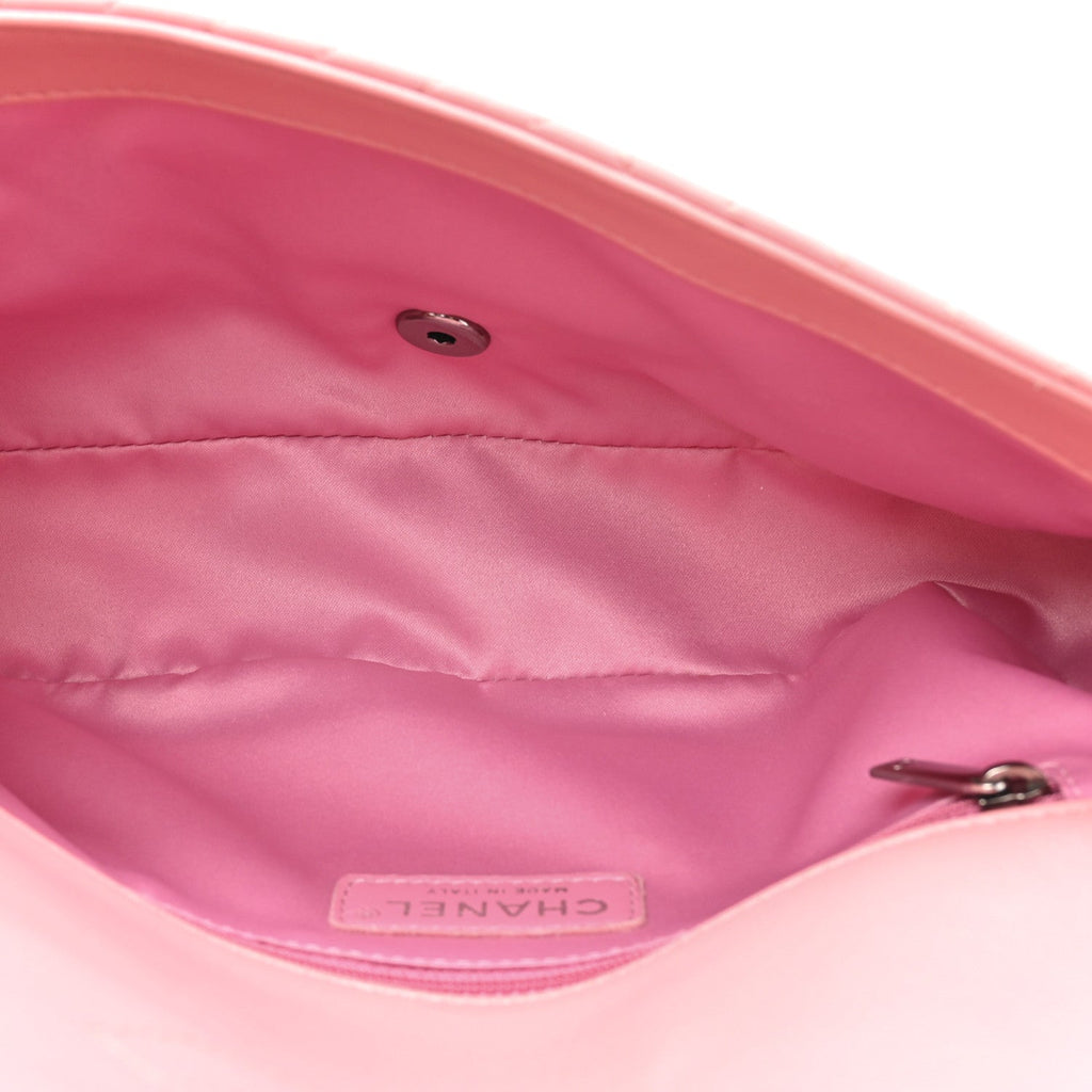 Chanel Lambskin Quilted Medium CC Crossing Flap Pink