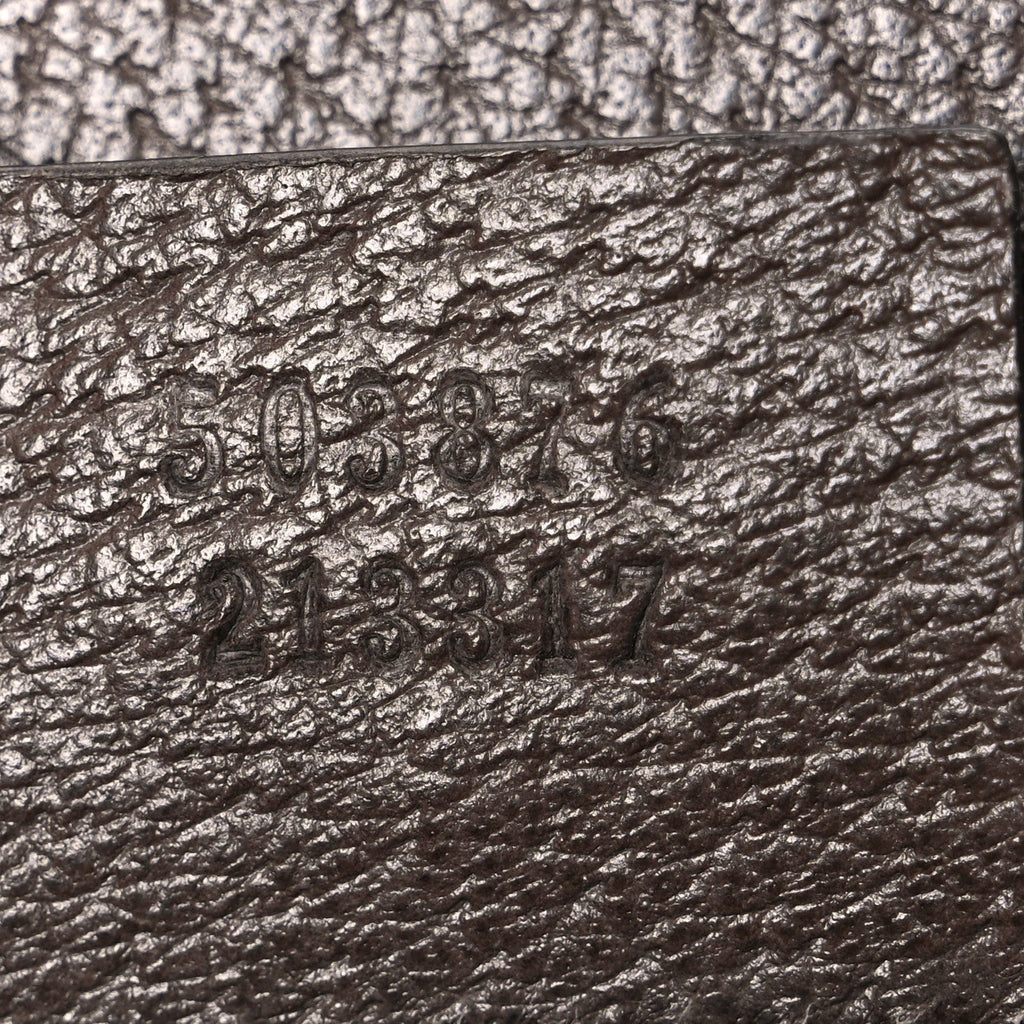 Gucci GG Supreme Monogram Web Medium Ophidia Chain Shoulder Bag Brown