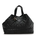 Christian Dior Calfskin Macrocannage Large Toujours Black