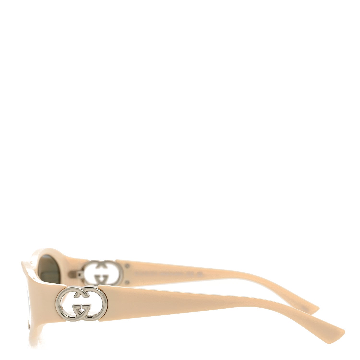 Gucci Acetate Oval Sunglasses GG1660S Ivory