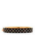 Louis Vuitton Monogram Nanogram Cuff S Black Gold