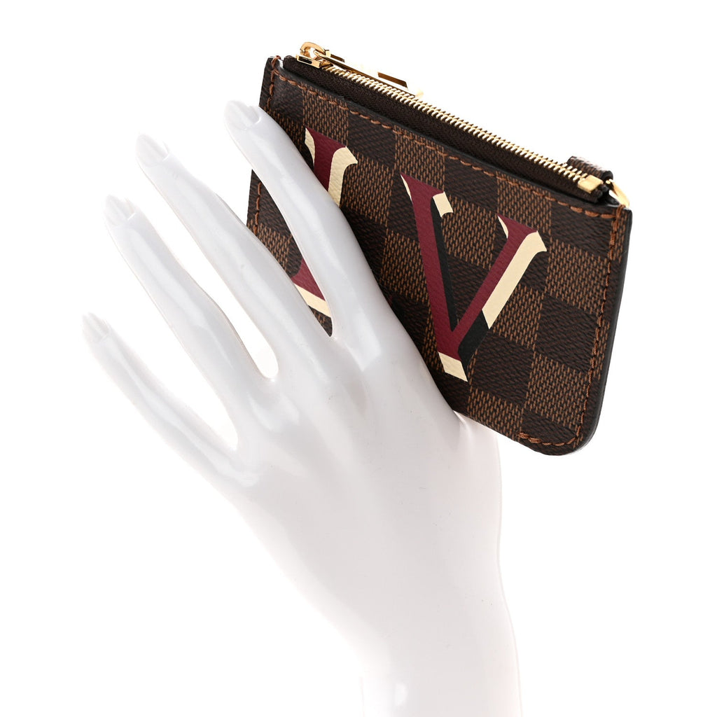Louis Vuitton Damier Ebene Belmont Pochette Cherry Berry