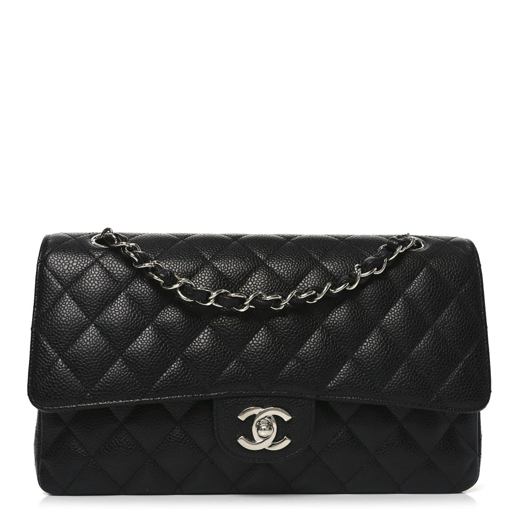 Chanel Caviar Quilted Medium Double Flap Black