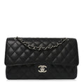 Chanel Caviar Quilted Medium Double Flap Black
