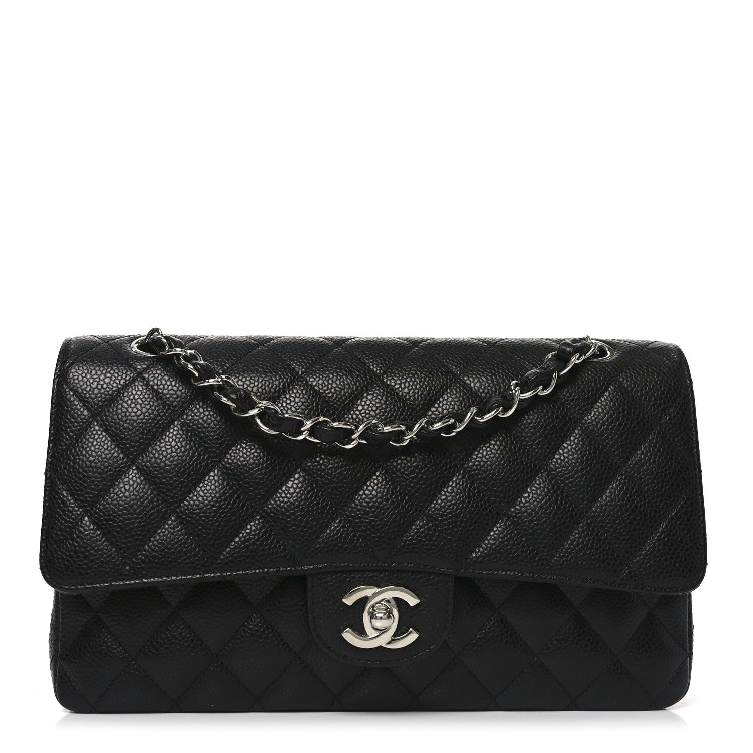 Chanel Caviar Quilted Medium Double Flap Black