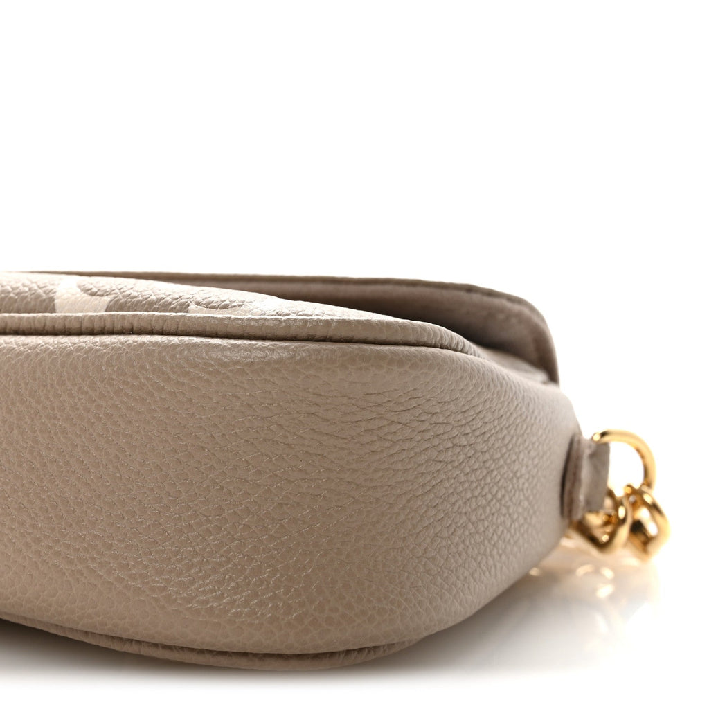 Louis Vuitton Empreinte Monogram Giant Ivy Wallet On Chain Tourterelle Creme