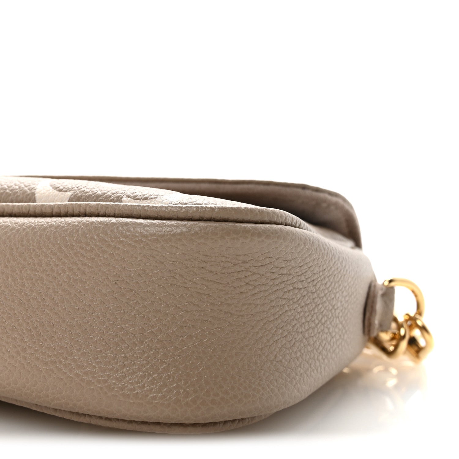 Louis Vuitton Empreinte Monogram Giant Ivy Wallet On Chain Tourterelle Creme