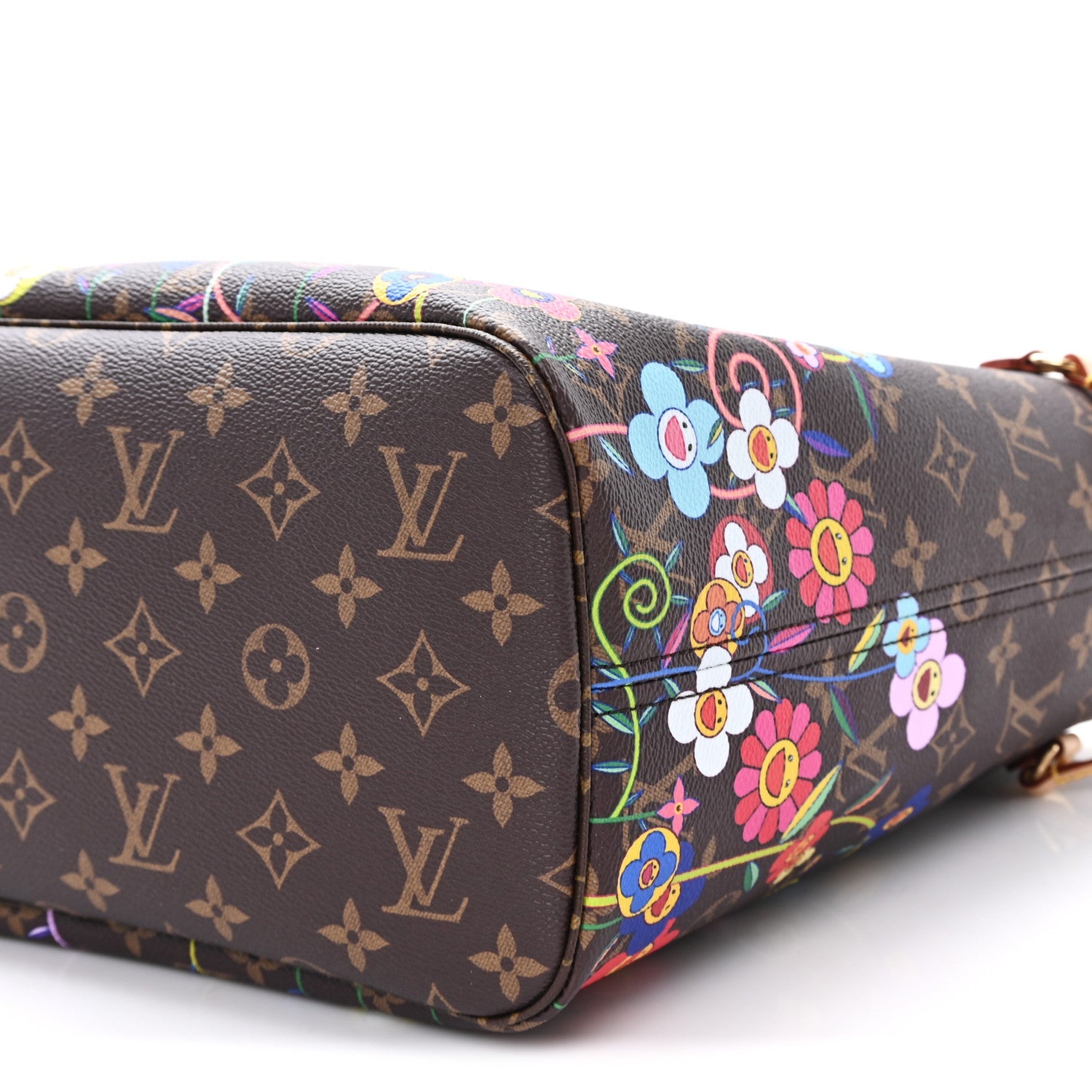 Louis Vuitton LV X TM Monogram Flowers Neverfull MM
