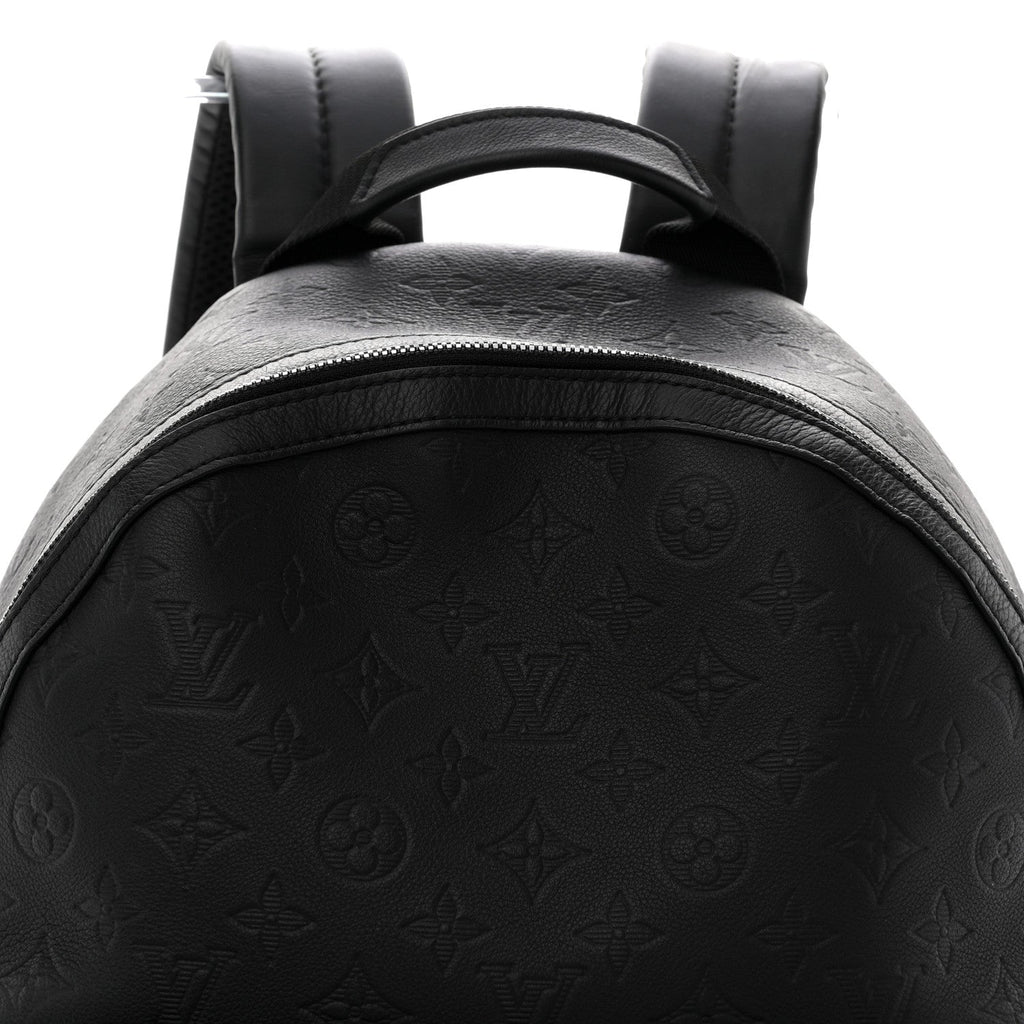 Louis Vuitton Calfskin Monogram Shadow Discovery Backpack  Black
