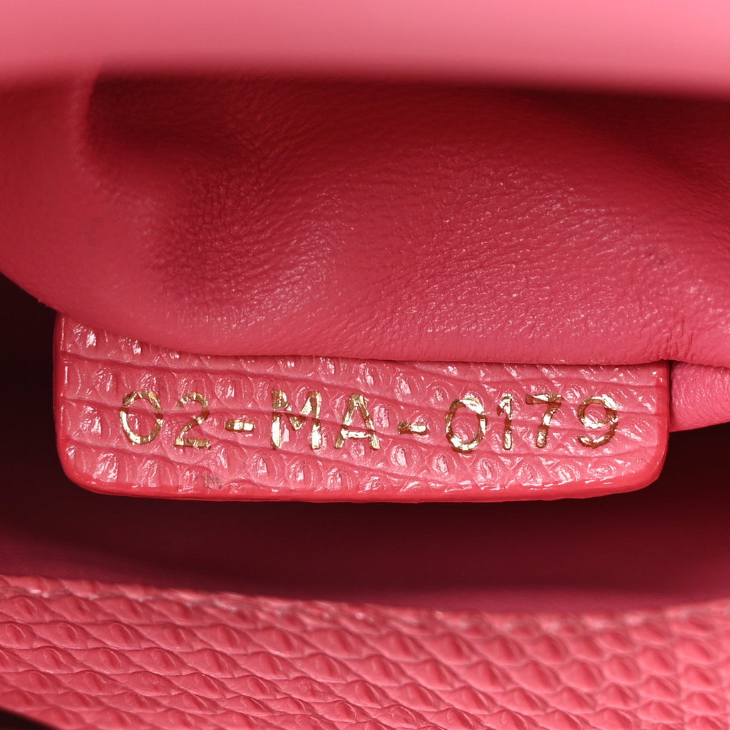 Christian Dior Lizard Mini Lady Dior Pink