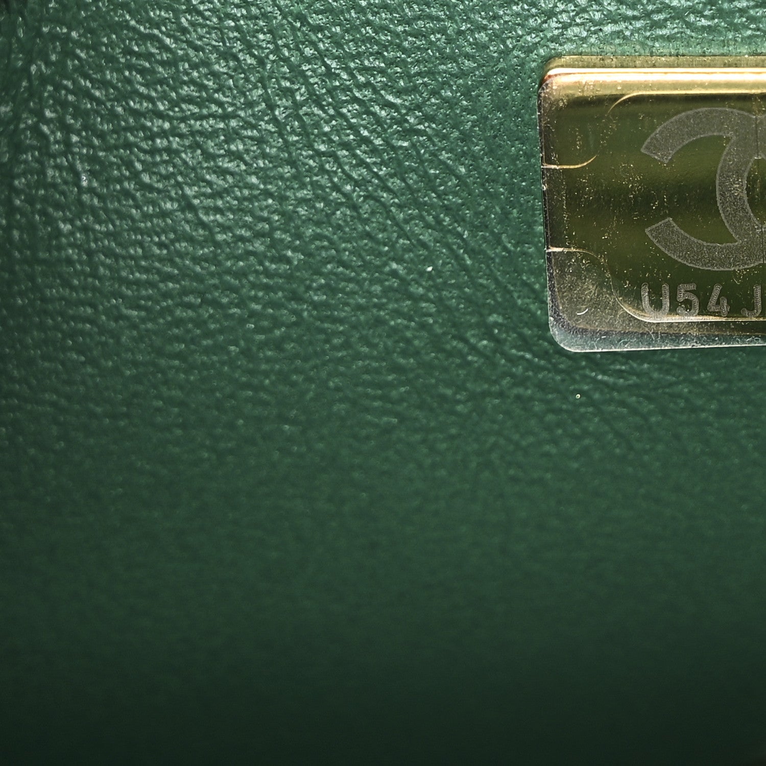Chanel Iridescent Lambskin Quilted Mini Rectangular Flap Green