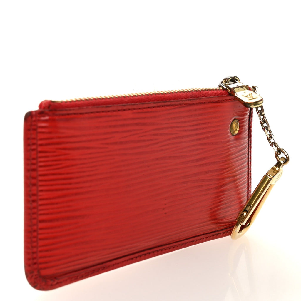 Louis Vuitton Epi Key Pouch Castillan Red