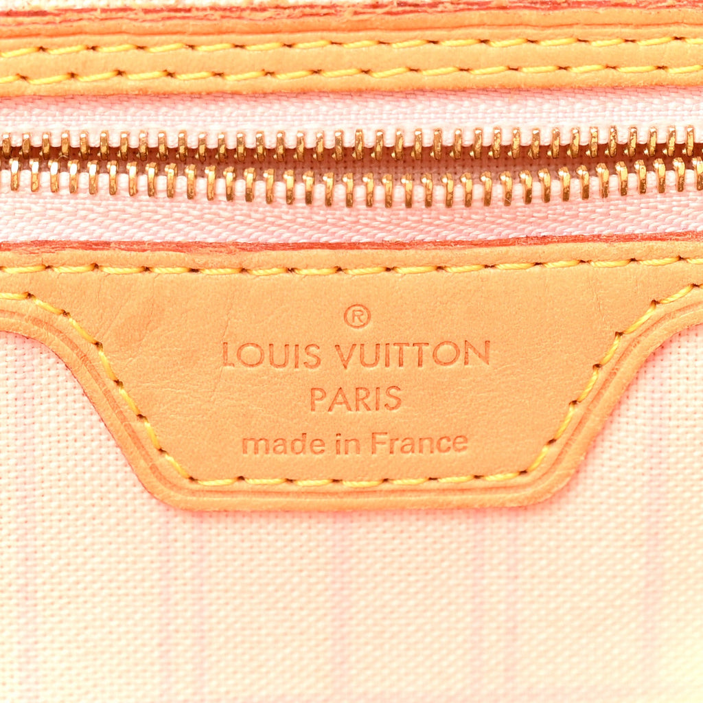 Louis Vuitton Damier Azur Neo Neverfull GM Rose Ballerine