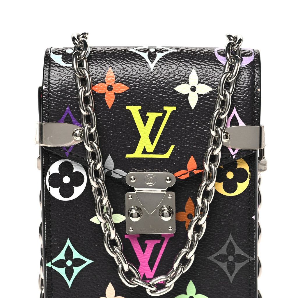 Louis Vuitton LV X TM Monogram Multicolor Phone Pouch Metis Black