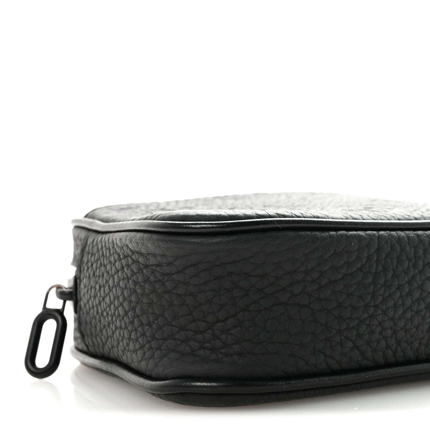 Louis Vuitton Taurillon Monogram Uniformes Solar Ray Soft Pochette Volga Belt Bag Black