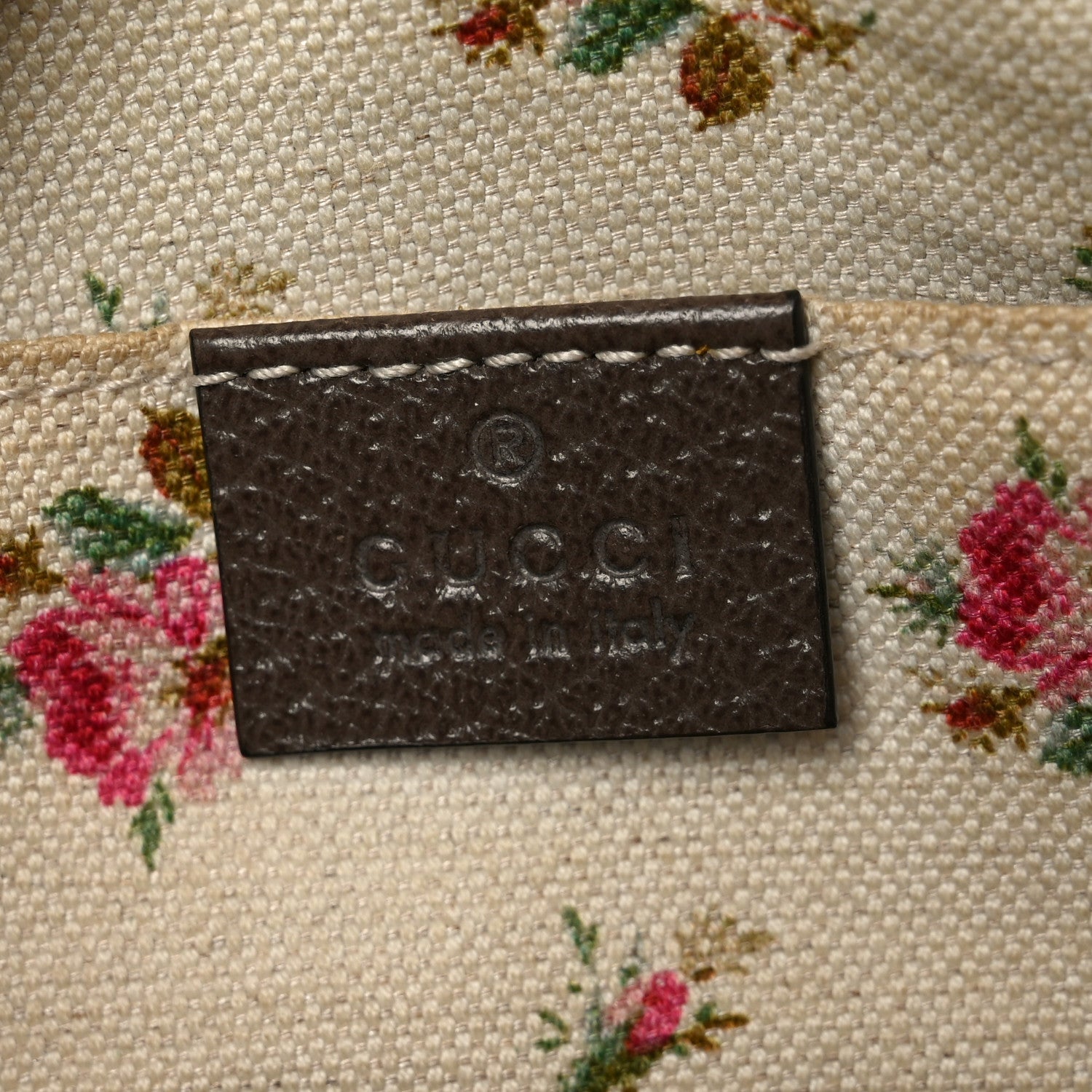 Gucci GG Supreme Monogram Web Neo Vintage Shoulder Bag Beige New Acero Crop