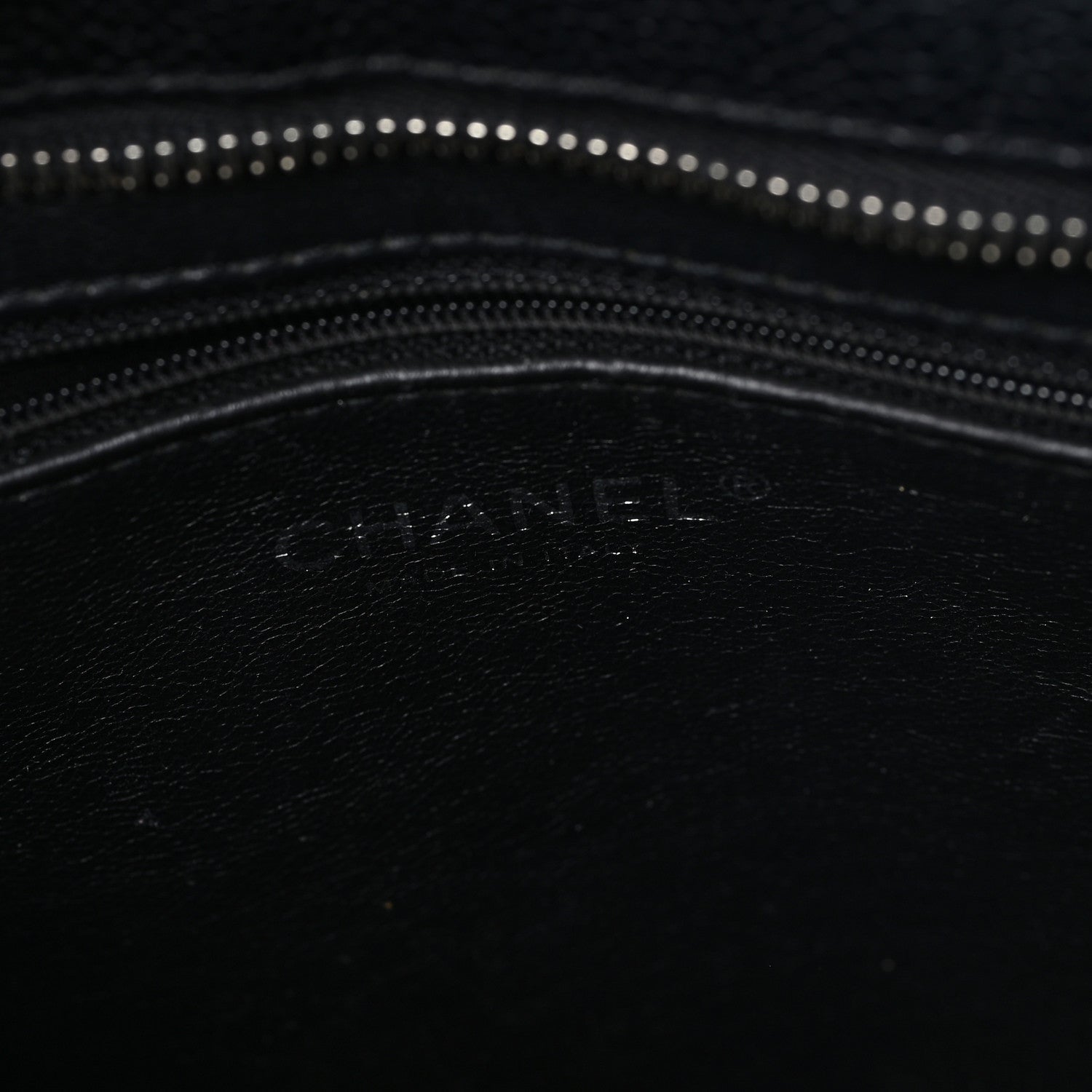 Chanel Caviar Quilted Medallion Tote Black
