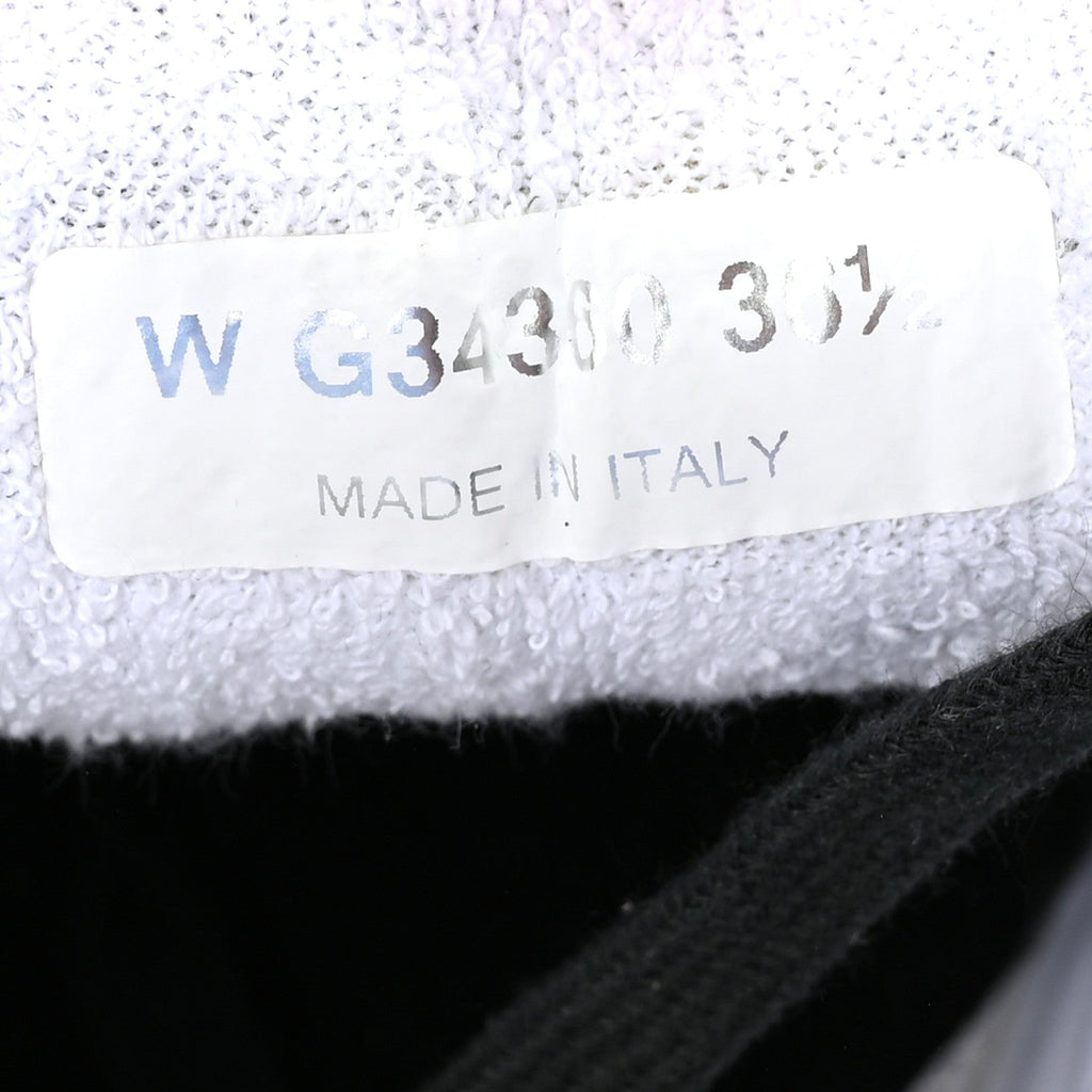 Fabric Calfskin Suede CC Sneakers 36.5 Black White