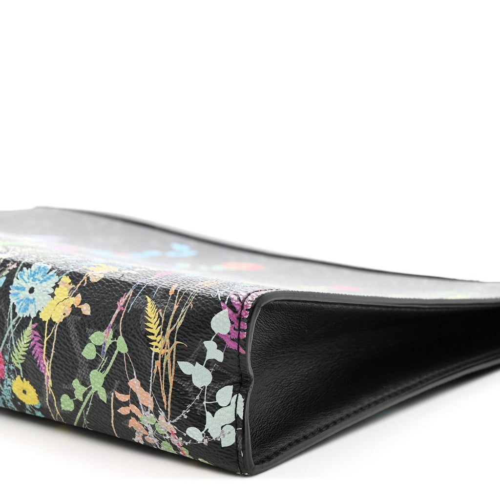 Louis Vuitton Monogram Eclipse Folia Pochette Voyage MM