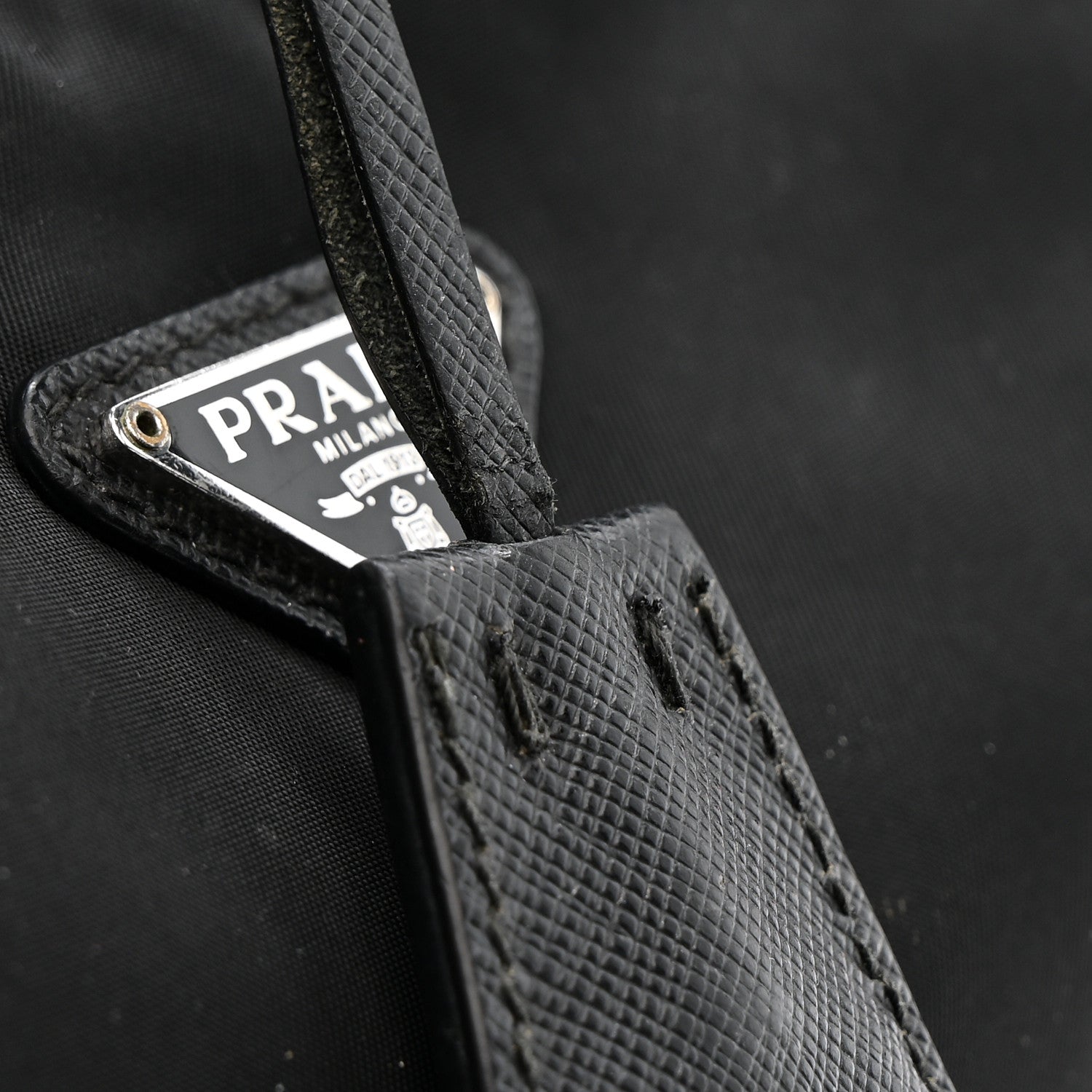 Prada Tessuto Nylon Mini Re-Edition 2000 Bag Black