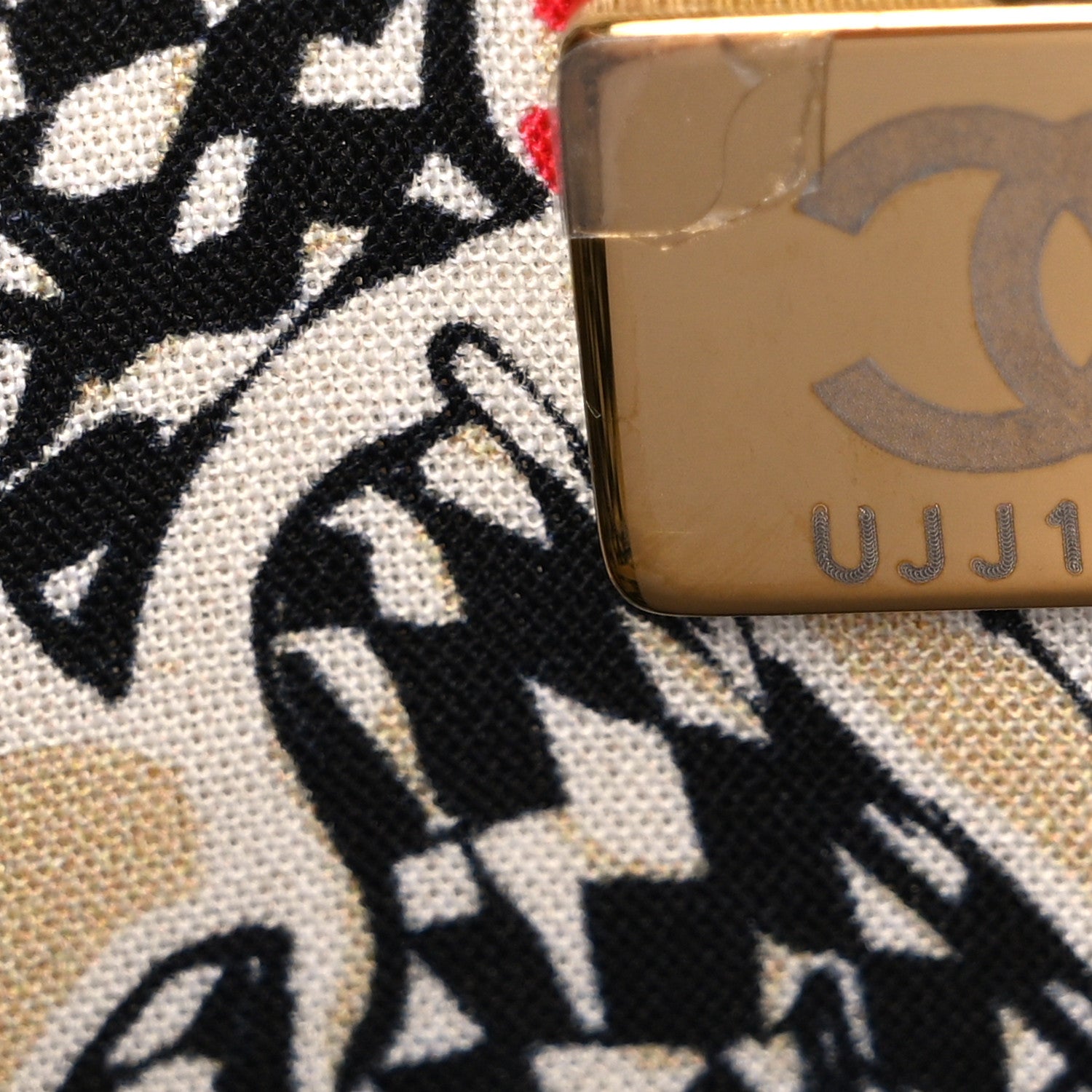 Chanel Caviar Quilted Striated CC Wallet On Chain WOC Black
