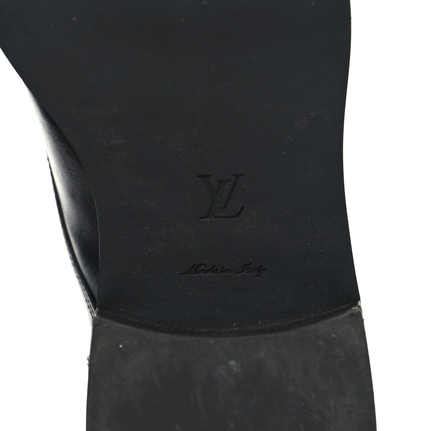 Louis Vuitton Calfskin LV Black Heart Flat Ranger Boots 37 Black