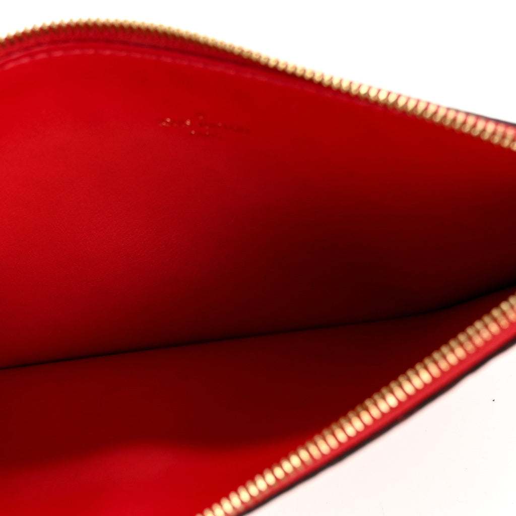 Louis Vuitton Empreinte Felicie Chain Wallet Zippered Insert Cherry