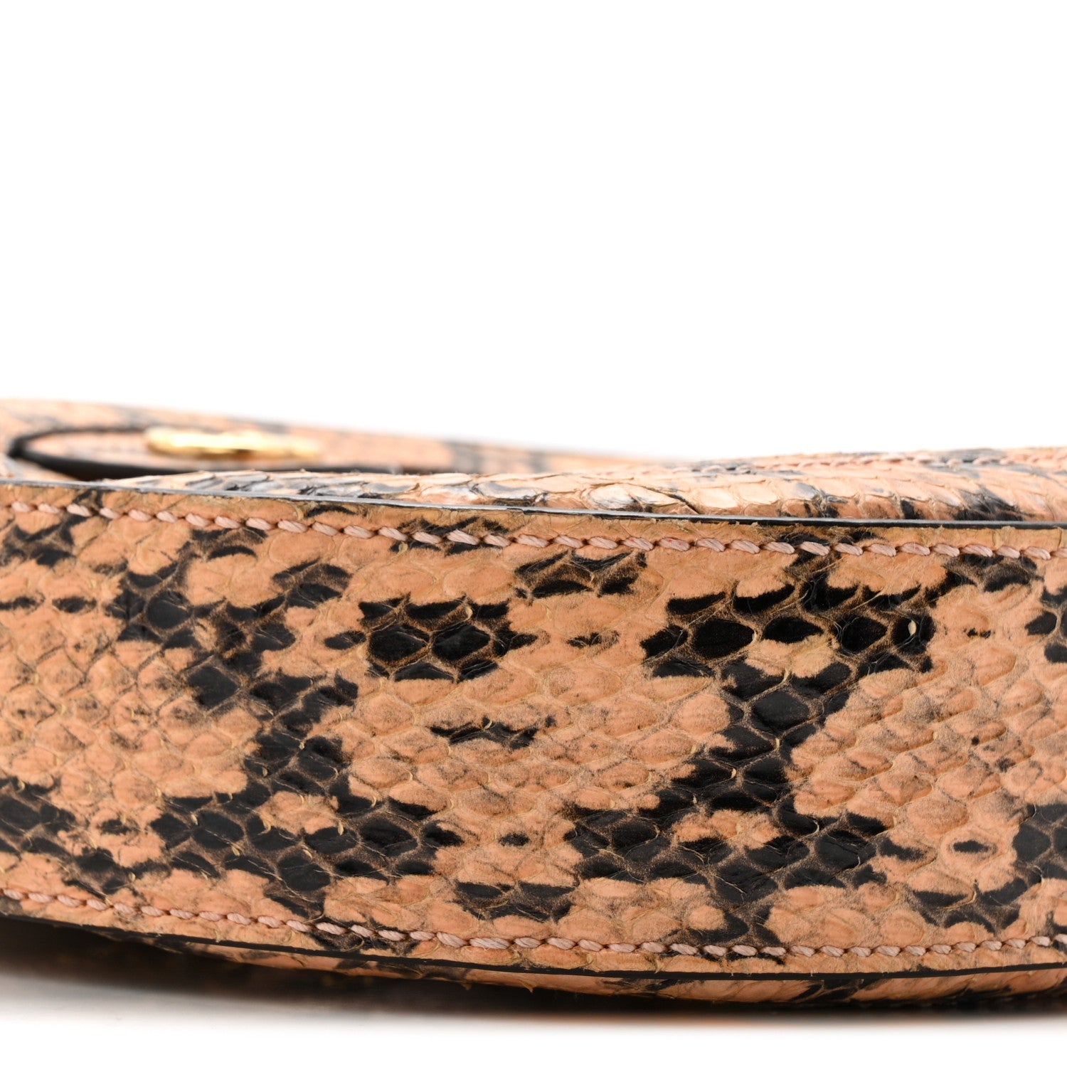 Gucci Snakeskin GG Ophidia Round Crossbody Bag