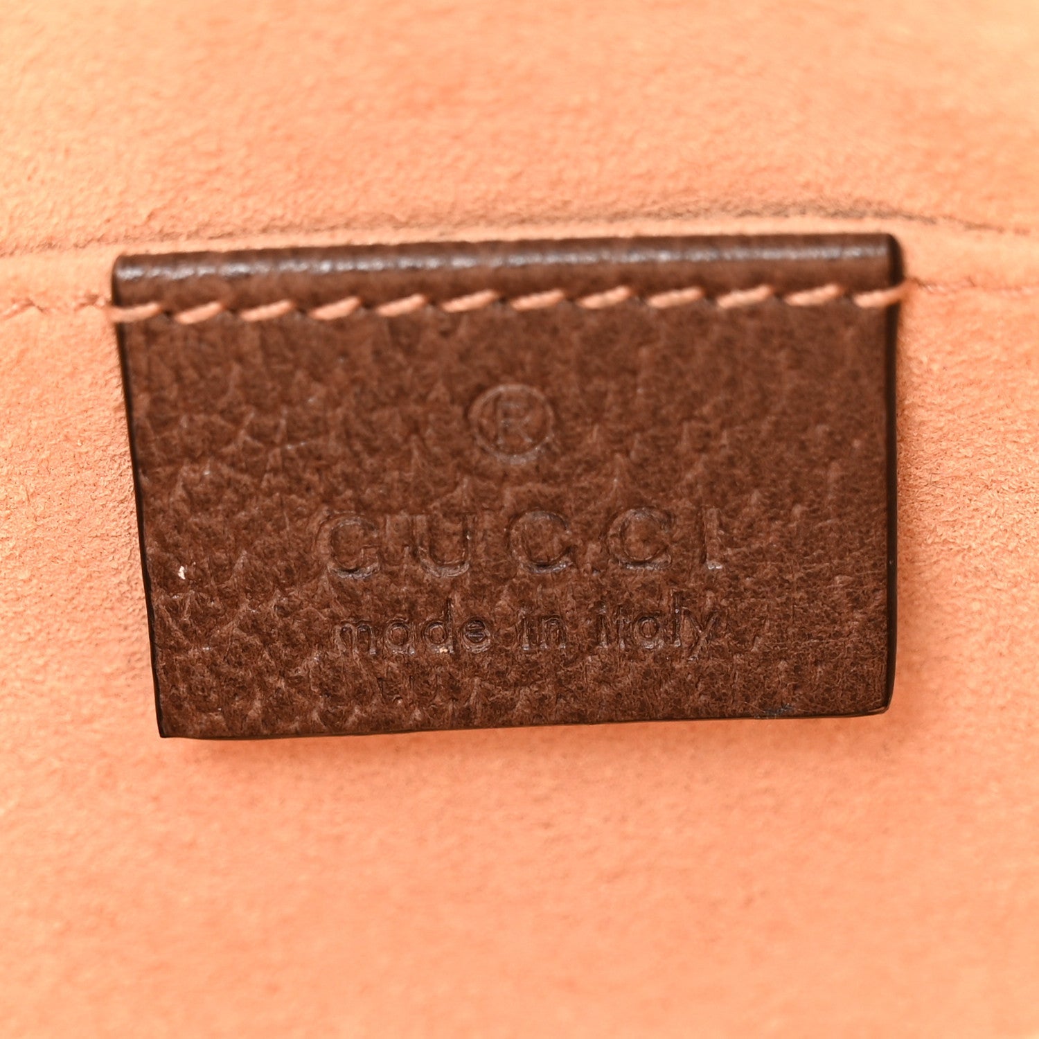 Gucci GG Supreme Monogram Web Mini Ophidia Shoulder Bag Brown