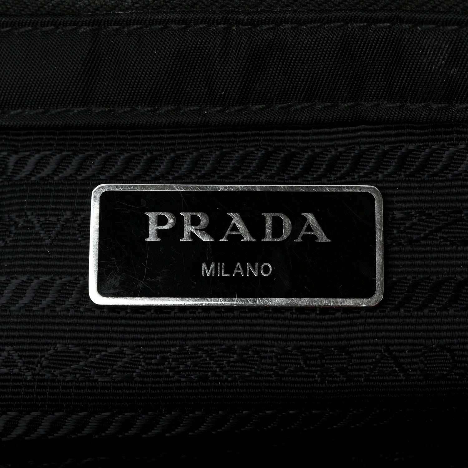 Prada Nylon Tessuto Impuntu Quilted Tote Black