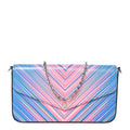 Louis Vuitton Epi Tropical Pochette Felicie Blue Rose