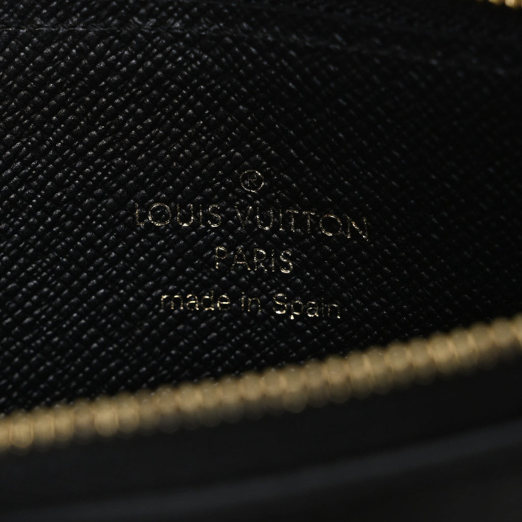 Louis Vuitton Monogram Slim Purse Black
