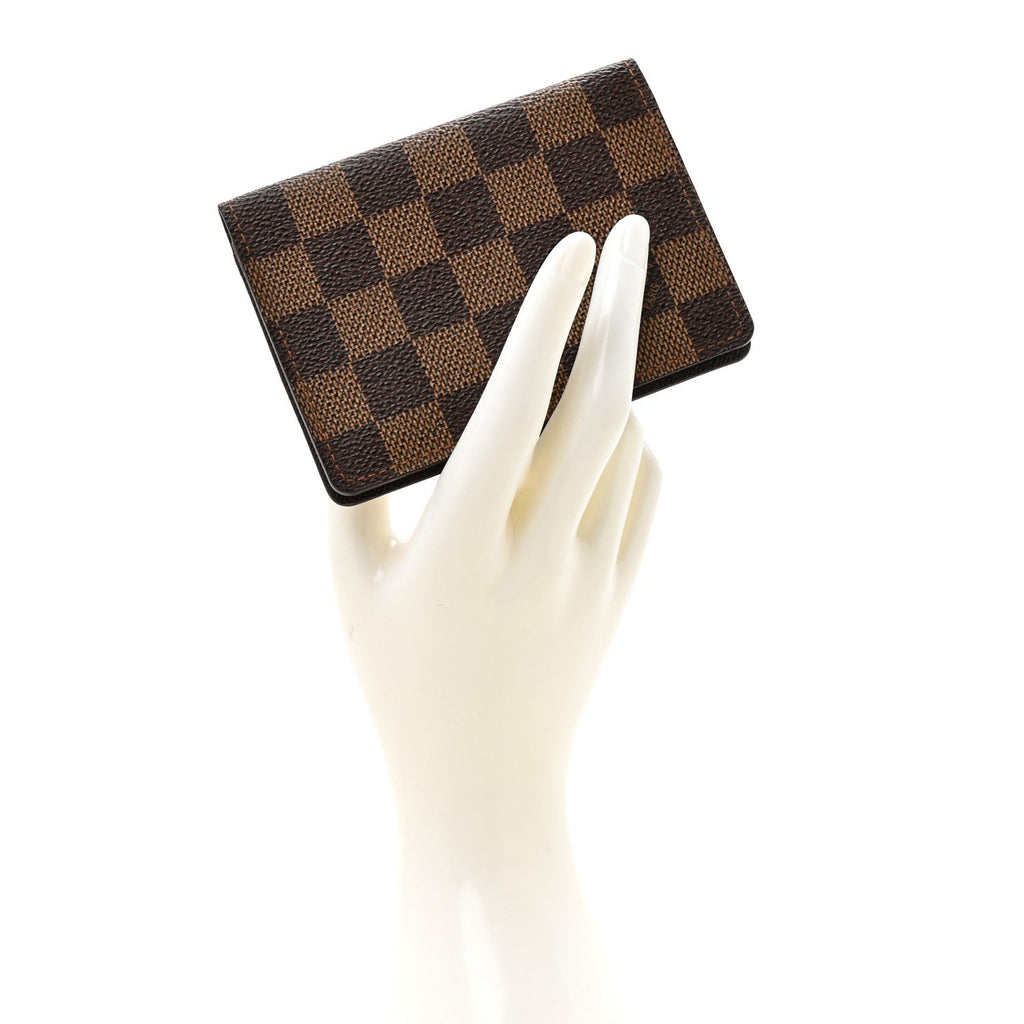 Louis Vuitton Damier Ebene Porte 2 Cartes Vertical Card Holder