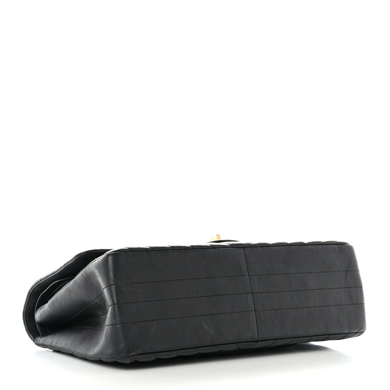 Chanel Crumpled Calfskin Chevron Quilted 2.55 Reissue 226 Black