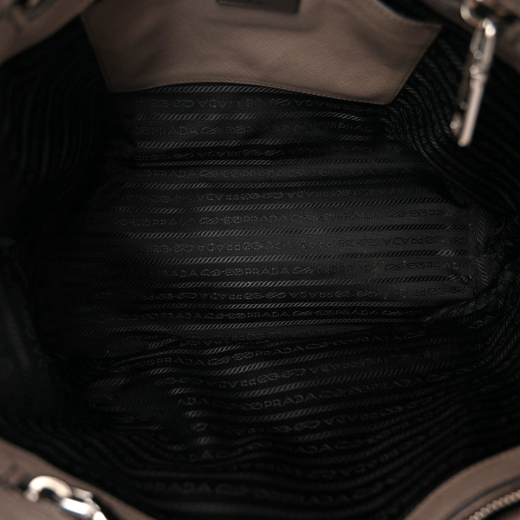 Prada Saffiano Shopping Tote Argilla