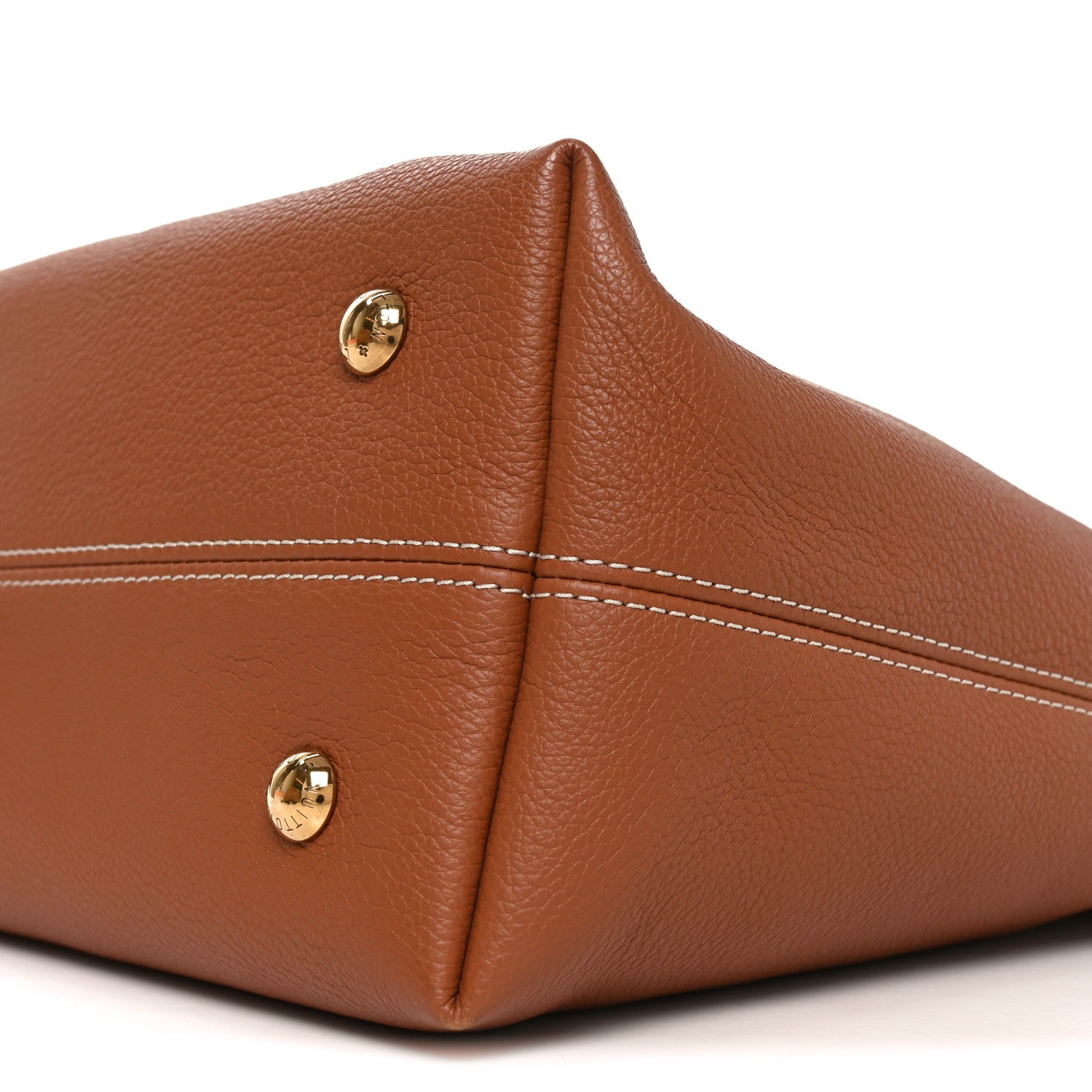 Louis Vuitton Grained Calfskin Low Key Hobo PM Cognac