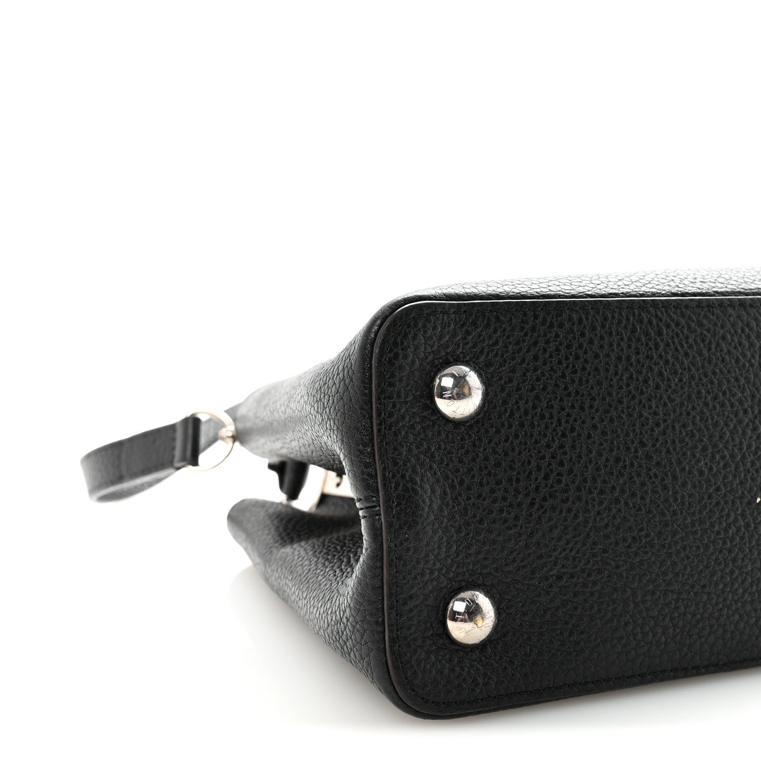 Louis Vuitton Taurillon Capucines PM Black
