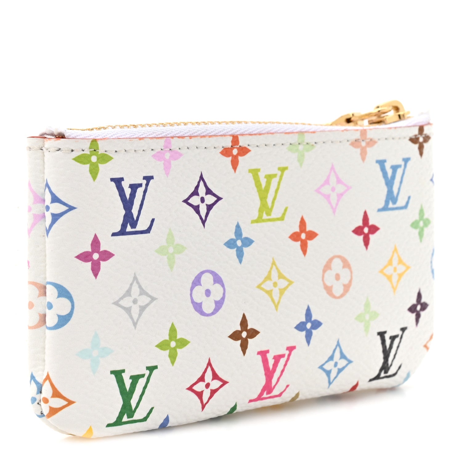 Louis Vuitton LV X TM Monogram Multicolor Key Pouch White